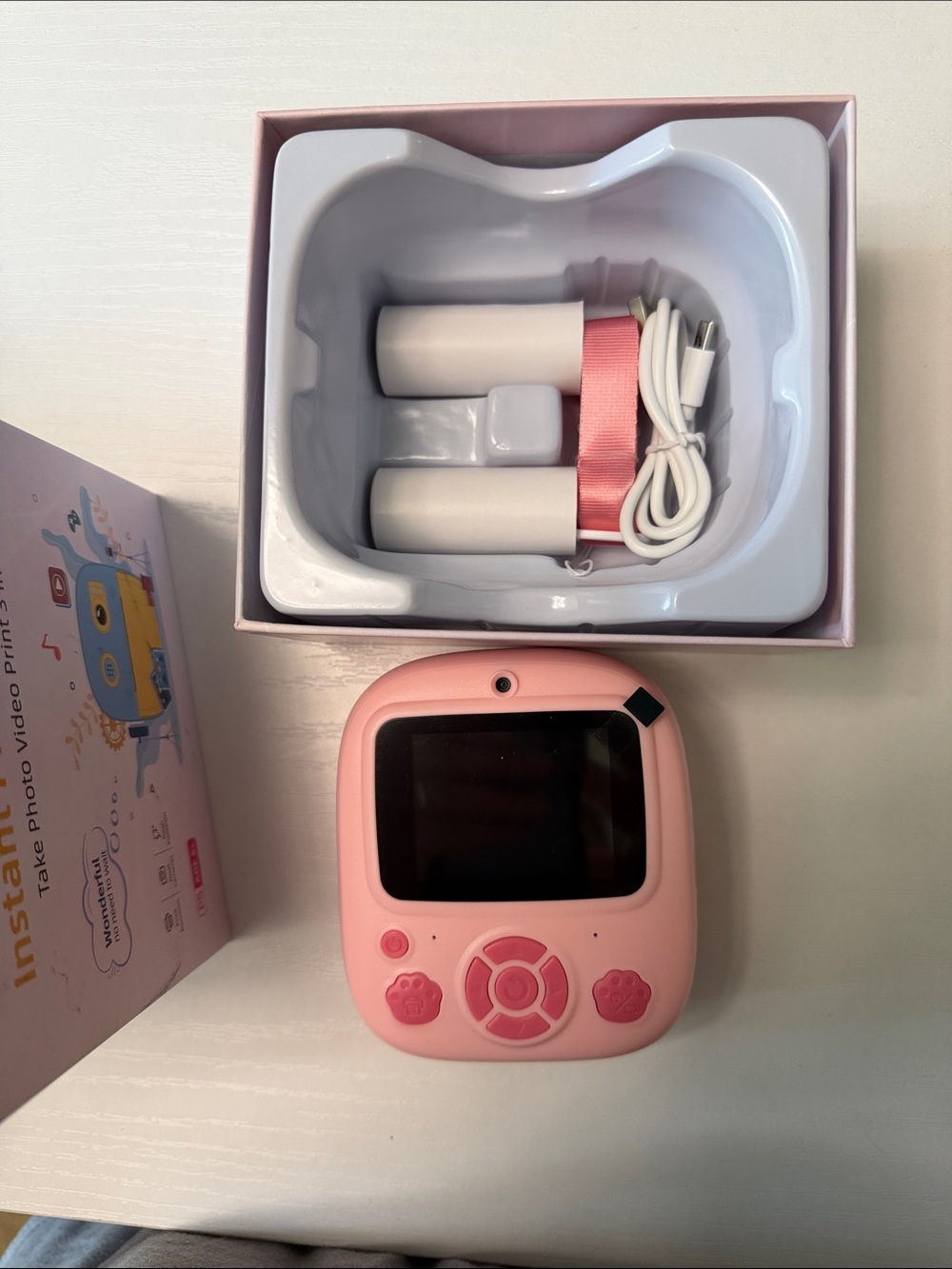 NWOT Instant Print Camera - In Pink - Picture 3 of 5